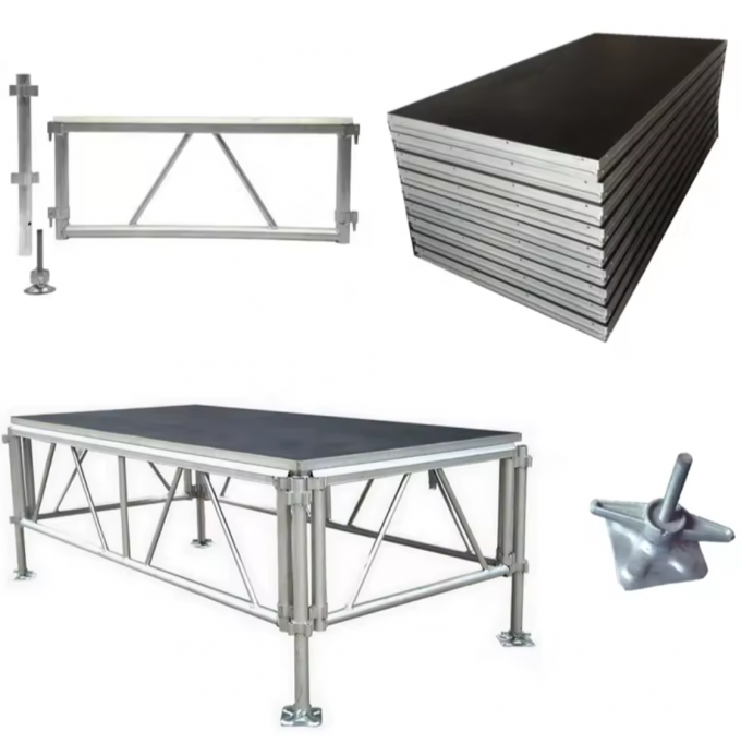 Staging Platform Frame Rack Quick Assembly Aluminum Portable Stage Lightweight Aluminium Staging ...