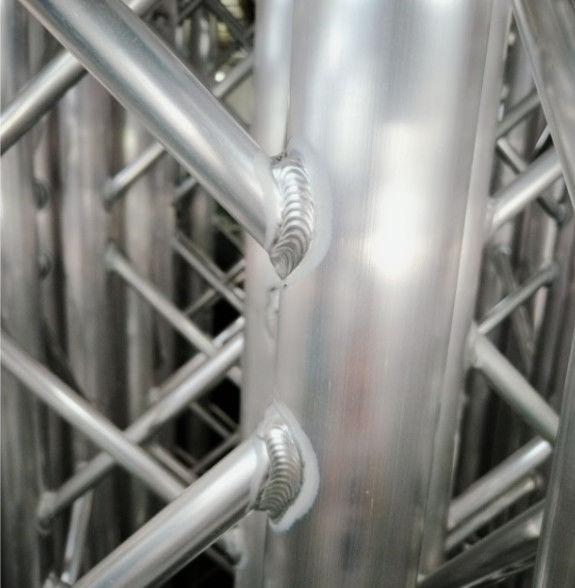 Estructura de truss de aluminio negro y plateado para luces de escenario, armazón de aleación de aluminio de alta resistencia