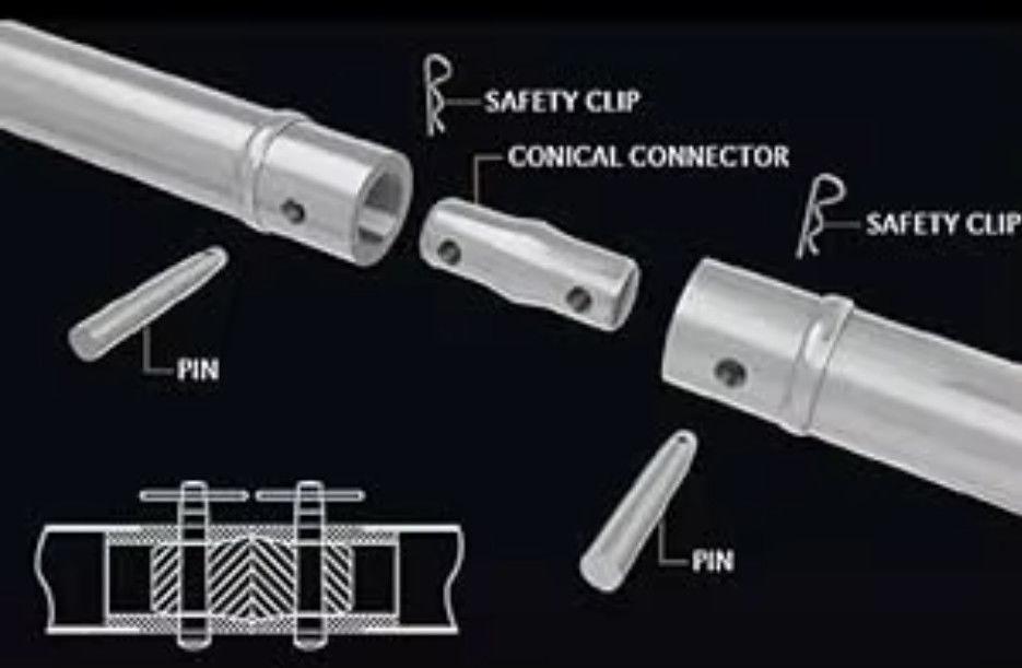 Estructura de truss de aluminio negro y plateado para luces de escenario, armazón de aleación de aluminio de alta resistencia