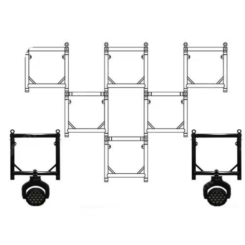 Easy To Transport Aluminium Stage Truss 1m Height High Corrosion Resistance Lightweight Durable Modular System For Event Staging