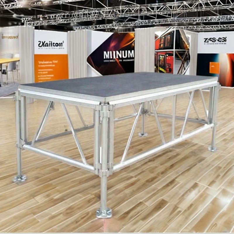 1m height aluminium stage truss stage table designed for easy assembly durable structure and versatile event applications