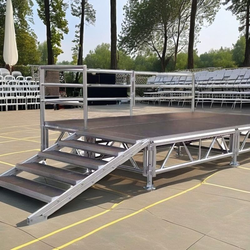 1m height aluminium stage truss stage table designed for easy assembly durable structure and versatile event applications