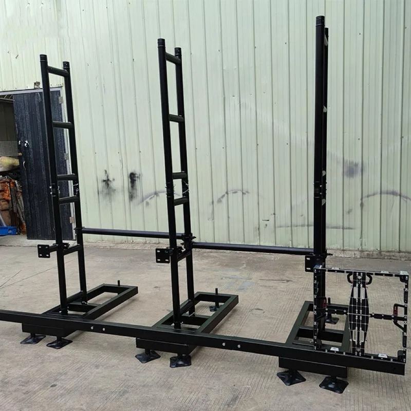Event Hanging LED Video Wall Stand Rack Aluminum Alloy Ground Support LED Screen Truss