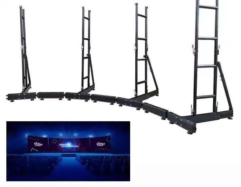 Event Hanging LED Video Wall Stand Rack Aluminum Alloy Ground Support LED Screen Truss