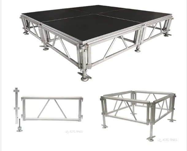 Outdoor Concert Stage Platform Round Square Aluminium Staging Platform