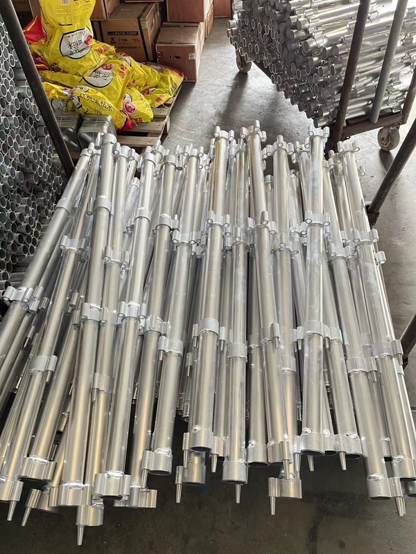 Portable Foldable Aluminum Alloy Stage Truss Adjustable Height 750kg/Sqm Load Capacity