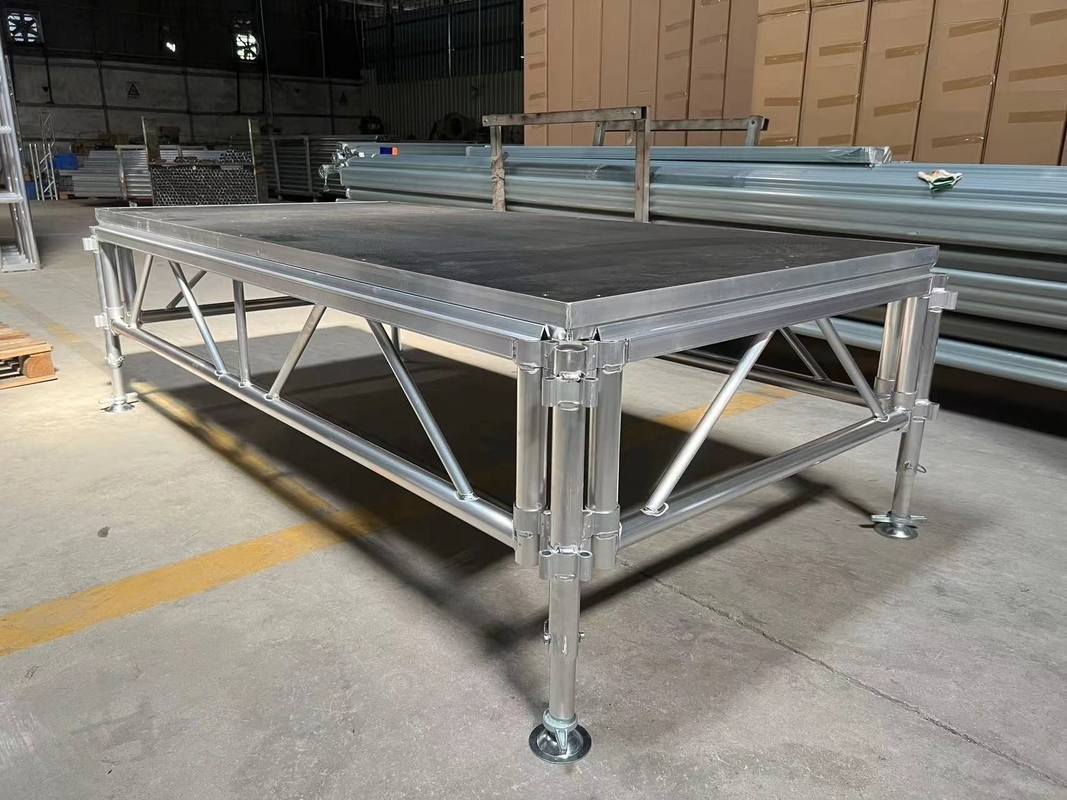 4ft X 8ft Portable Event Stage Platform Aluminum Glass Stage Platform