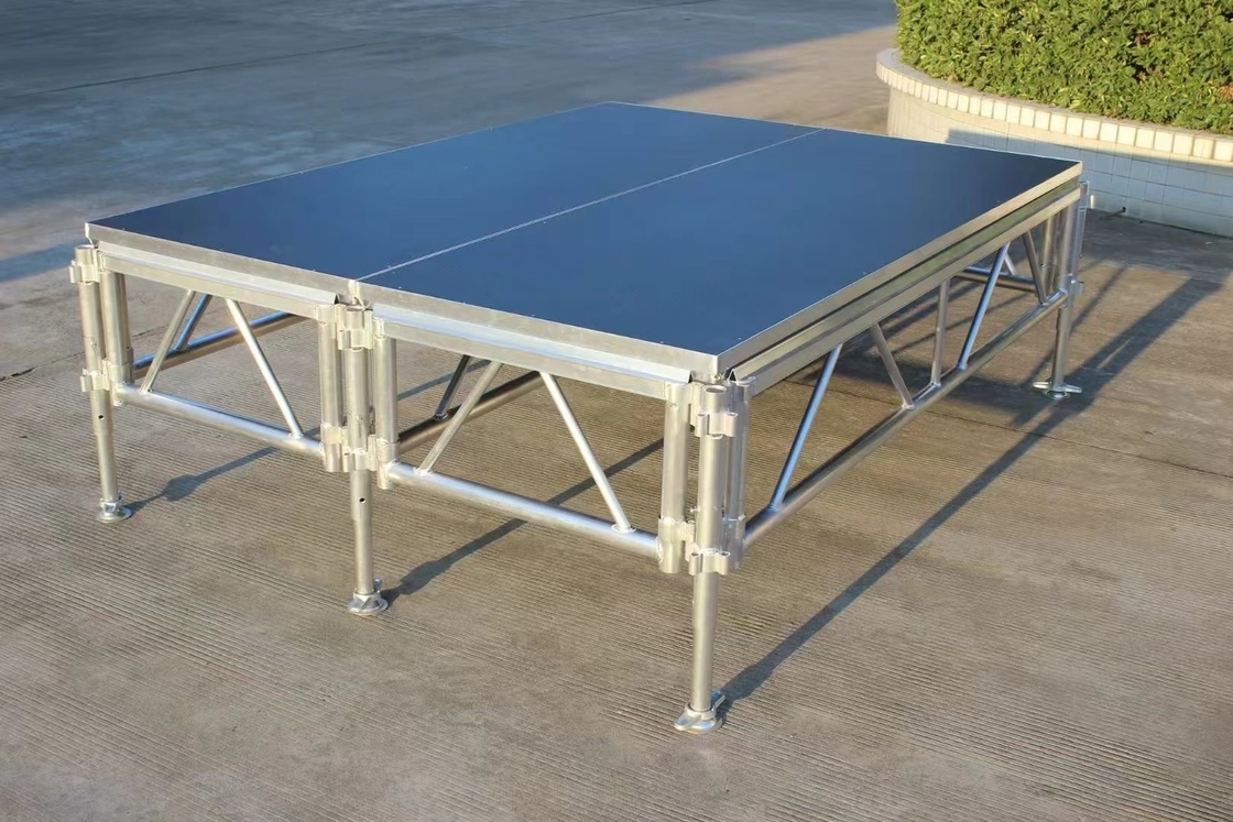 4ft X 8ft Portable Event Stage Platform Aluminum Glass Stage Platform
