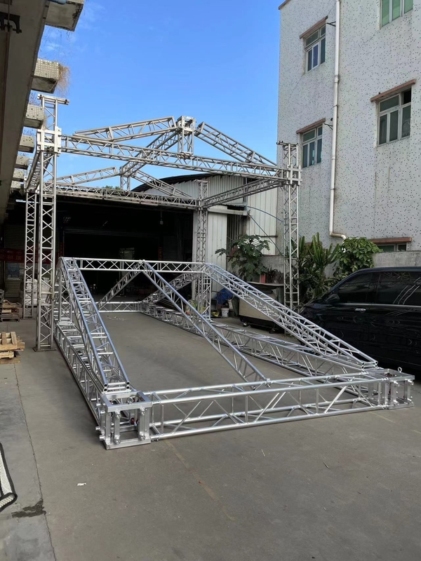 Easy Assembly Aluminum Portable Stage Lighting Truss 1m 2m 3m 4m Height