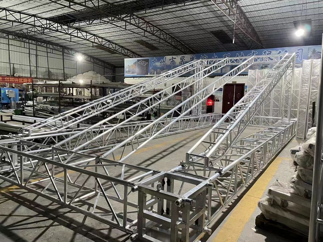 Giàn không gian bằng nhôm 6061-T6 lắp ráp nhanh cho giàn mái, giàn vuông cho ánh sáng sân khấu