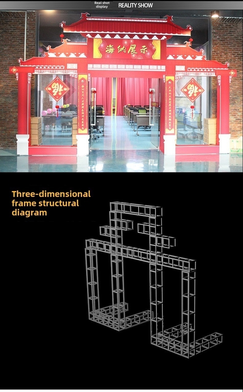 Sturdy Aluminium Stage Truss Welding Aluminum Box Truss For Advertising Display