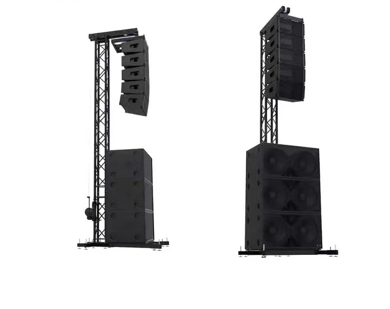 Portable Audio Line Array Lift Tower Square Triangle Aluminum Alloy Truss Speaker Tower