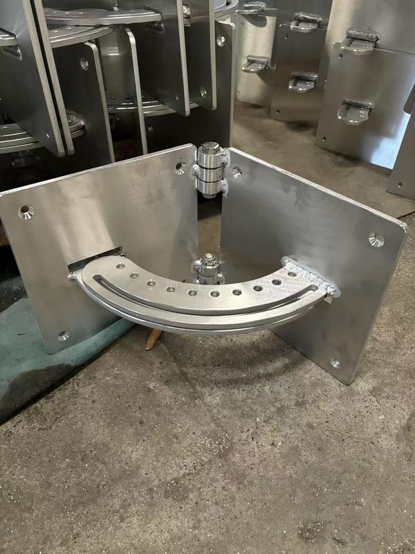 Aluminum Alloy 6082-T6/6061-T6 Truss Hinge with 300kg Load-bearing Capacity and Customized Size for Various Applications