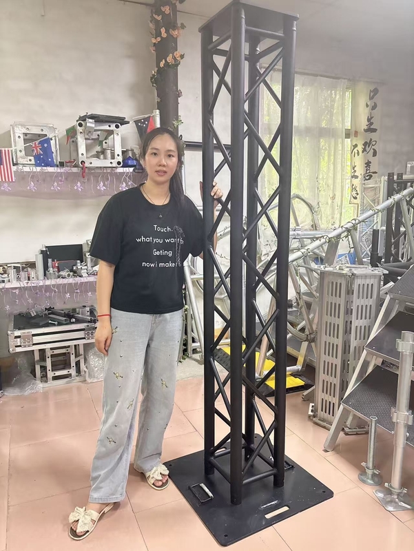Aluminum Alloy Stage Truss Accessory Support Base Iron Steel Square Base Plate