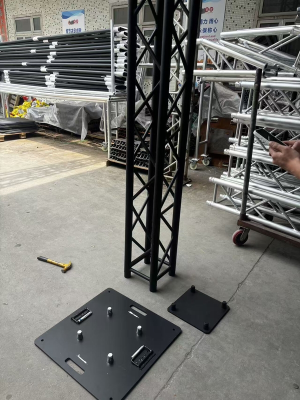 Aluminum Alloy Stage Truss Accessory Support Base Iron Steel Square Base Plate