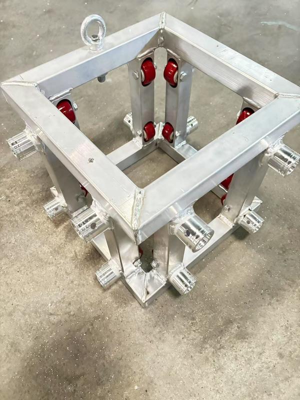 Accessoires de broche à manches carrées pour une installation facile sur une tresse en alliage d'aluminium 290 * 290