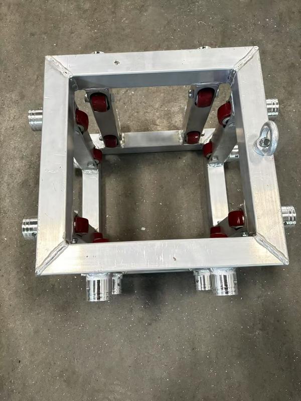 Accessoires de broche à manches carrées pour une installation facile sur une tresse en alliage d'aluminium 290 * 290