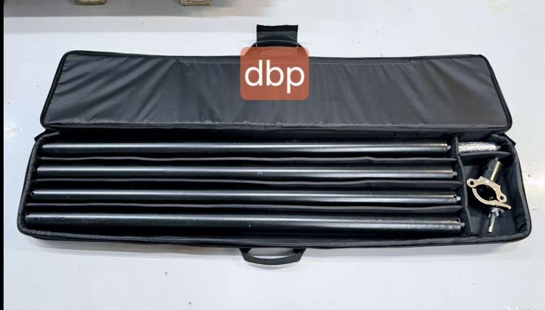 T-Light Stand with 60KG Load-Bearing Capacity Made of Aluminum Alloy and Iron in Black for Stage Lighting