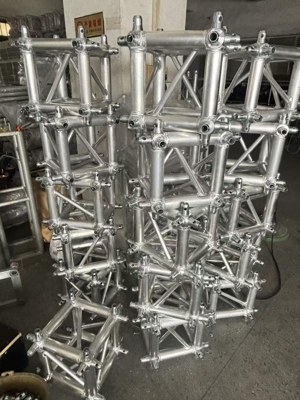 Six Way Connector Aluminum Alloy 6061-T6 Stage Truss Accessory 30x30x30cm Light Weight for Events