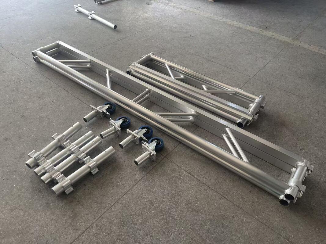 1.22m Aluminum Stage Platform with 18mm Plywood Surface and Safety Equipment Case