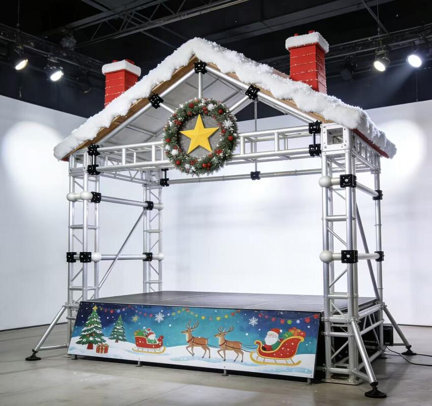 Lightweight Portable Modular Aluminium Stage Truss for Event Lighting Systems