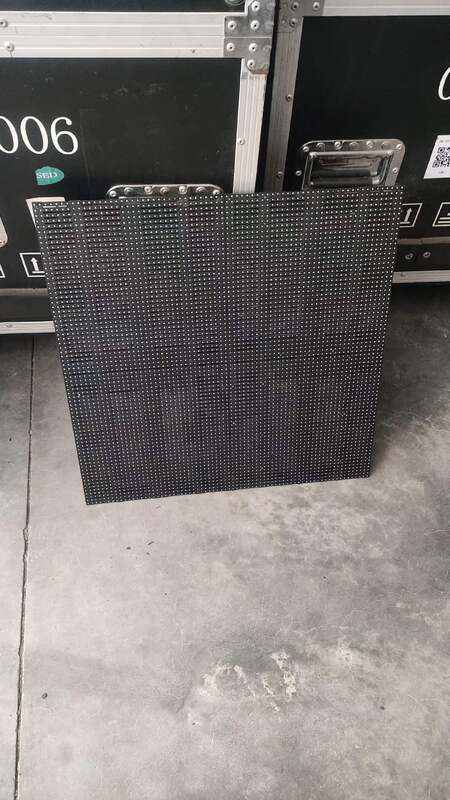 Used outdoor waterproof LED transparent screen with high brightness and sizes 500*1000mm and 500*500mm for versatile display solutions