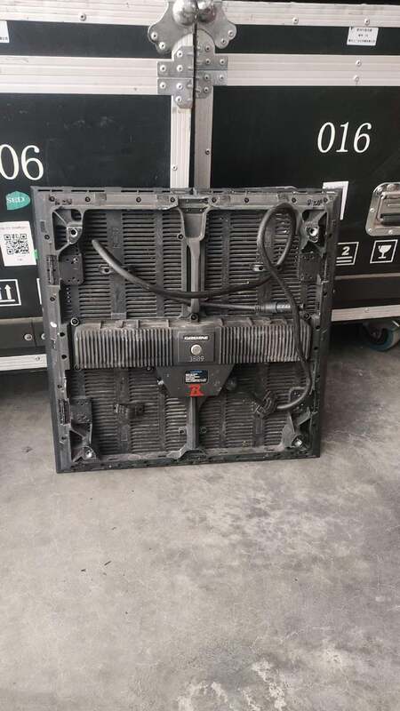 Used outdoor waterproof LED transparent screen with high brightness and sizes 500*1000mm and 500*500mm for versatile display solutions