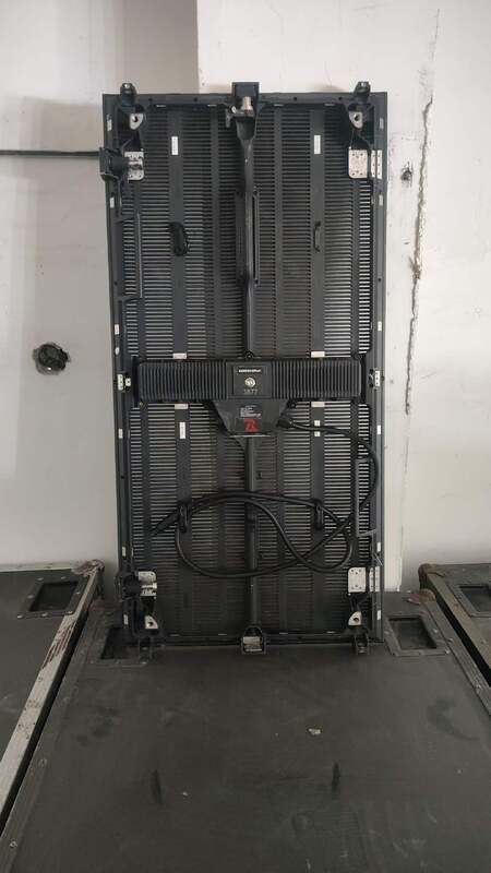 Used outdoor waterproof LED transparent screen with high brightness and sizes 500*1000mm and 500*500mm for versatile display solutions