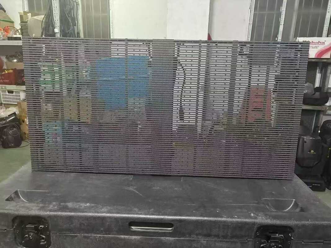 Used P3.91mm Outdoor Waterproof Ice LED Screen 50×100 High Refresh High Brightness Novastar System