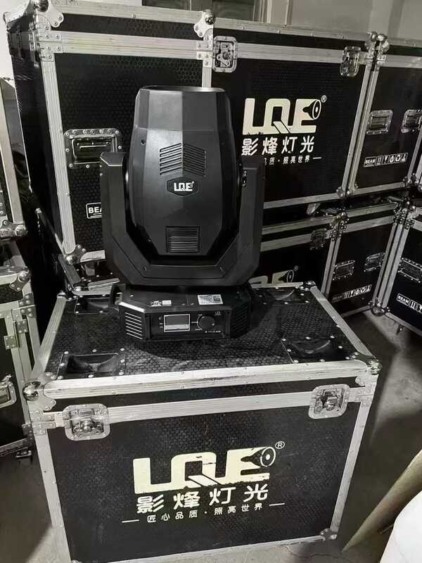 Used Disco LED swiveling light with RGBW color, DJ laser stage beam moving headlight
