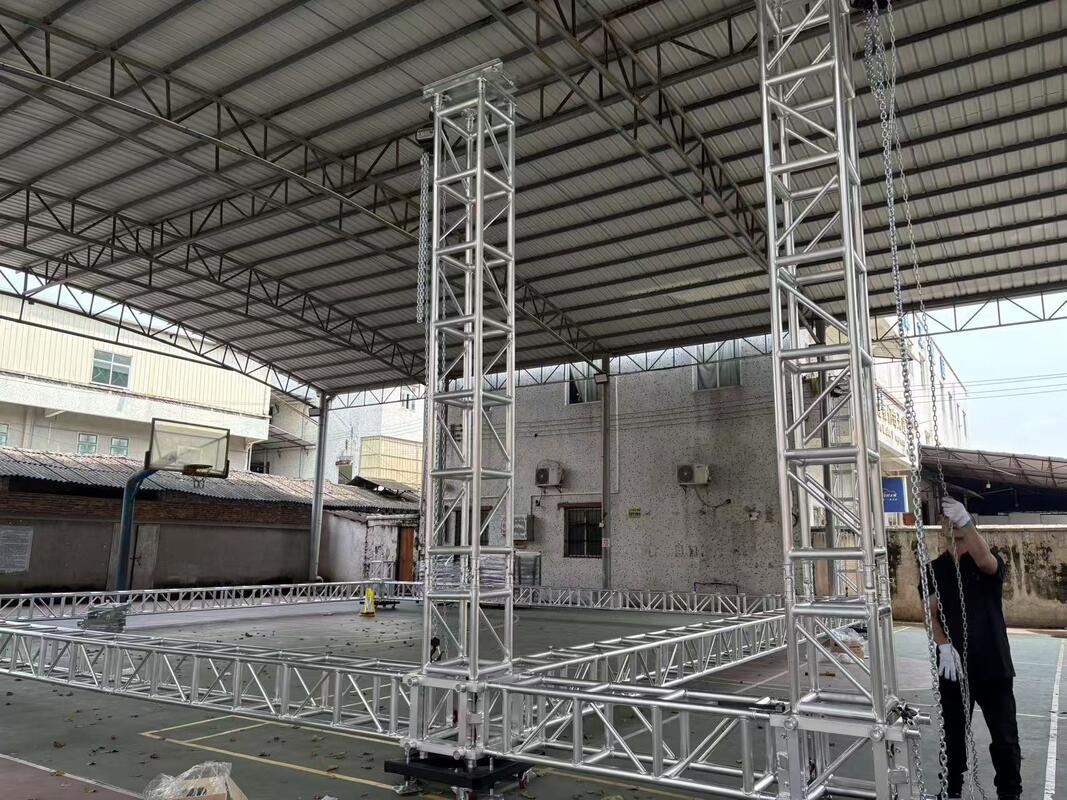 High Quality Aluminum Stage Truss Direct from China Factory guangzhou400*400aluminum truss 
