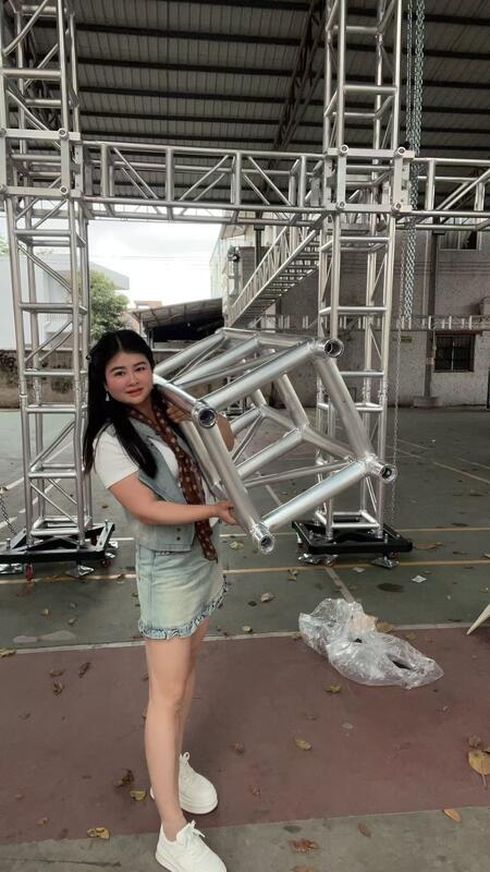 High Quality Aluminum Stage Truss Direct from China Factory guangzhou400*400aluminum truss 