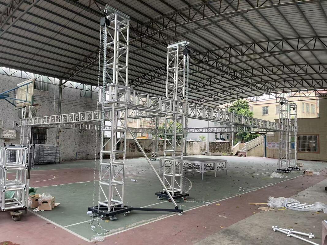High Quality Aluminum Stage Truss Direct from China Factory guangzhou400*400aluminum truss 