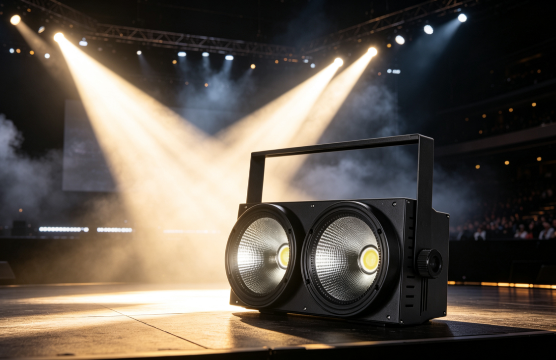 200W DMX512 COB Moving Light with RGB Pixel Dyeing for Professional Stage Blinder and LED Projection