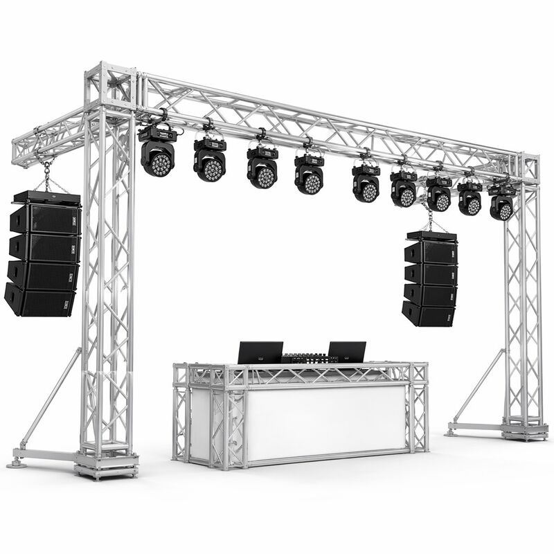 Professional Aluminum L-Shape T-Shape Lighting Truss System for DJ Stage Events
