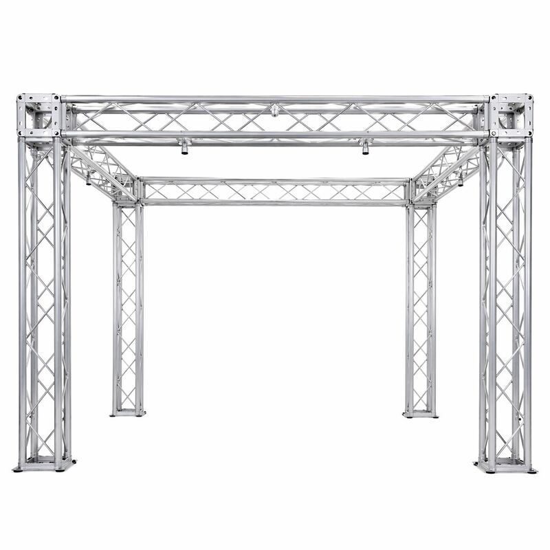 Aluminum Spigot Lightweight Modular Stage Truss for Exhibition Display and Trade Show Stands