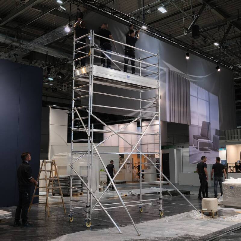 CE EN1004 Certified Aluminum Mobile Scaffold Tower with 6061-T6 Aluminum Alloy and Adjustable Height 6-12m