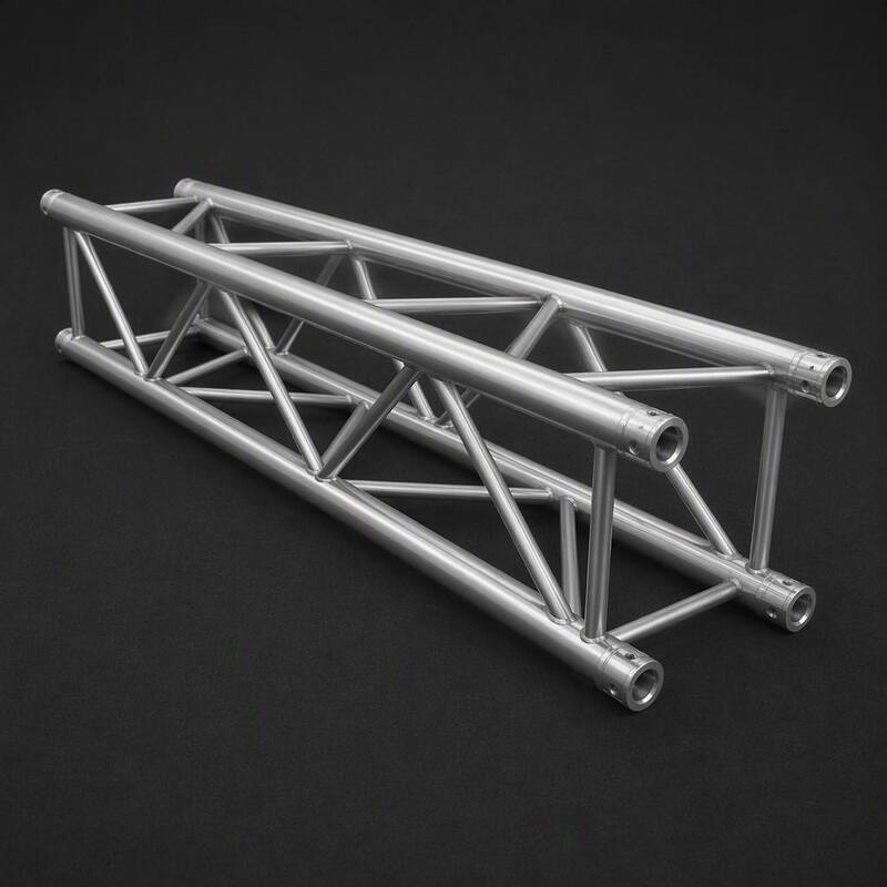 Truss Spigot Aluminium 300x300mm dengan Paduan 6082-T6 dan Penguat Diagonal 4 Sisi untuk Rig Pencahayaan Panggung